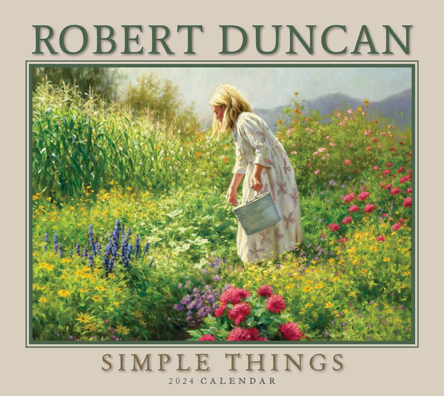 2024 Robert Duncan "Simple Things" Deluxe Wall Calendar by Greg Olsen